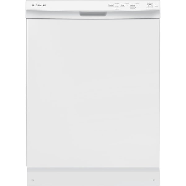 Frigidaire 20-in Wide Built-In Dishwasher with 5 Cycles, 55 dBA, 14 Place Settings, Energy Star Rated - White FFCD2418UW - main